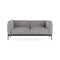 Asia 2-Seater Sofa  option Cotton Structure White / Black