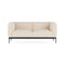 Asia 2-Seater Sofa  option Cotton Structure White