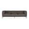 Asia 3-Seater Sofa  option Boucle Grey