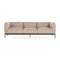 Asia 3-Seater Sofa  option Panamino Beige