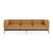 Asia 3-Seater Sofa  option Panamino Ochre