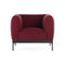 Asia Armchair  option Boucle Burgundy