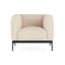 Asia Armchair  option Cotton Structure White
