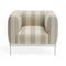 Asia Outdoor Lounge Armchair  option Grey/Beige