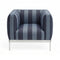 Asia Outdoor Lounge Armchair  option Light Blue/Blue