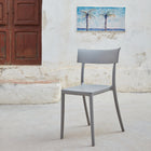 Catwalk Mat Outdoor Stackable Dining Chair (Set of 2)