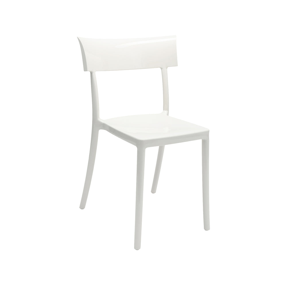 Catwalk Mat Outdoor Stackable Dining Chair (Set of 2)