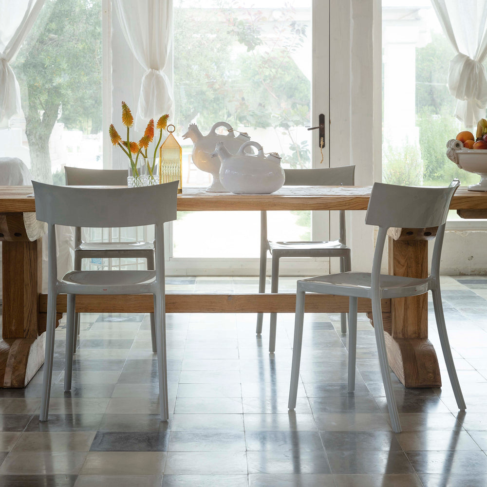 Catwalk Mat Outdoor Stackable Dining Chair (Set of 2)