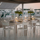 Catwalk Mat Outdoor Stackable Dining Chair (Set of 2)