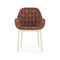 Clap Rubelli Armchair  option Brown / White