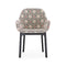 Clap Rubelli Armchair  option Cream / Black