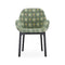 Clap Rubelli Armchair  option Pistachio / Black