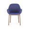 Clap Tissue Shirley Armchair  option Blue-Powder / Powder