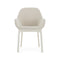 Clap Tissue Shirley Dinning Armchair  option White