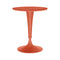 DR. NA Round Outdoor Bistro Table  option Rusty Orange
