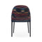 Eleganza Ela Missoni Dining Chair  option Color Black / Black