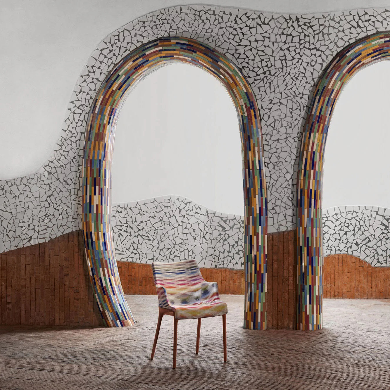 Kartell Eleganza Nia Missoni Dining Armchair - Thumbnail 4