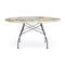 Glossy Round Dining Table  option Black
