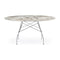 Glossy Round Dining Table  option Nature Tundra