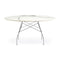 Glossy Round Dining Table  option White