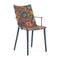 H.H.H. Liberty Dining Armchair  option Blue / Patricia Multi