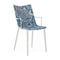 H.H.H. Liberty Dining Armchair  option White / Patricia Ink