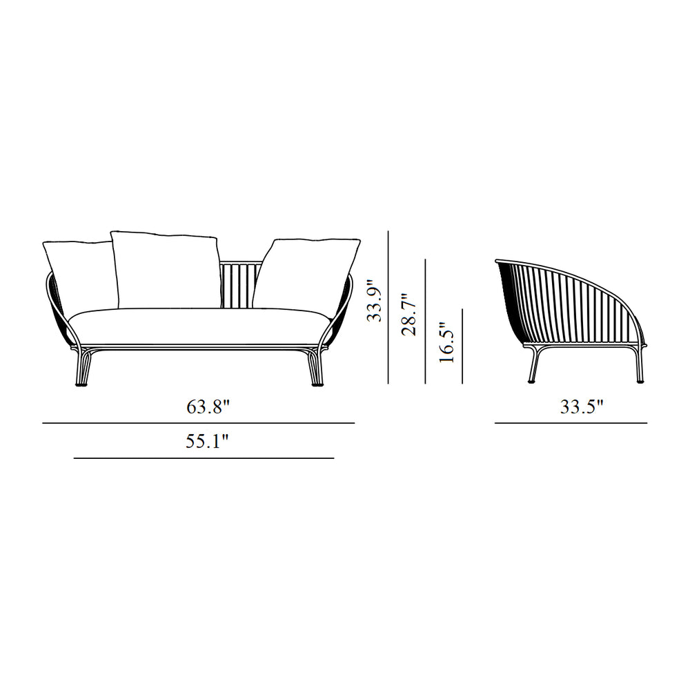 Hiray Outdoor Sofa