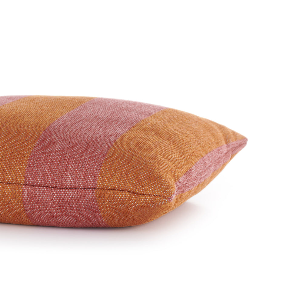 Hiray Outdoor Sofa Striped Throw Pillow