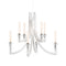 Khan LED Chandelier  option Crystal