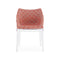 Madame Liberty Lounge Chair  option Transparent / Red