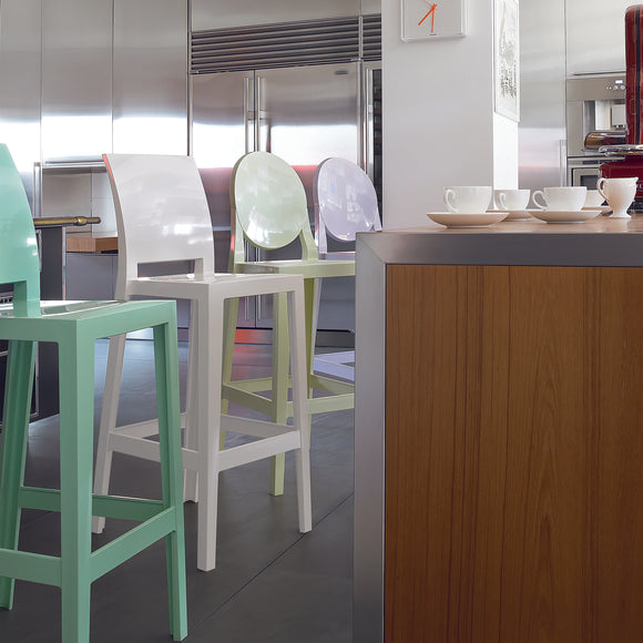 Kartell One More, One More Please Round Back Stool (Set of 2