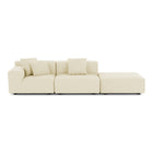 Plastics Outdoor Liberty Sofa with Pouf
