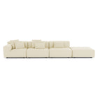 Plastics Outdoor Liberty Sofa with Pouf
