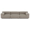 Plastics Outdoor Liberty 3-Seater Sofa  option Tamba Beige