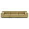Plastics Outdoor Liberty 3-Seater Sofa  option Tamba Yellow