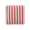 Plastics Outdoor Pillow  option Burgundy White Stripes