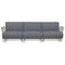 Pop Outdoor Sofa  option 62 Blue Stripes