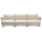 Pop Outdoor Sofa  option 63 Beige Stripes