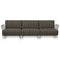 Pop Outdoor Sofa  option Dove Grey Black Stripes