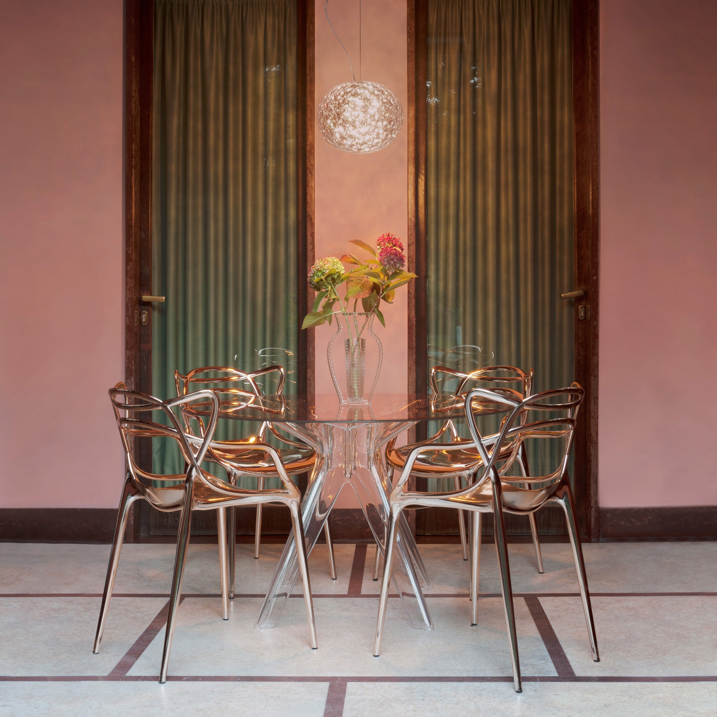 Kartell Masters Metal Arm Chair (Set of 2) - 2Modern