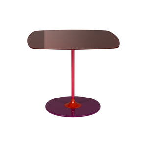 Thierry Side Table  Burgundy / Low: 15.75 in height Thierry Side Table OPEN BOX