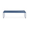 Trays Rectangular Low Table  option Matte Blue