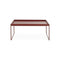 Trays Square Low Table  option Matte Burgundy