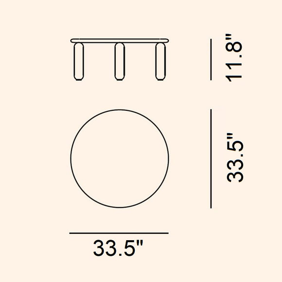 Undique Mas Round Coffee Table