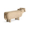 Hippo Figurine  option Oak / Small: 8.5 in width