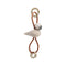 Animal Keychain  option Sand/Natural Leather Bird