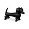 Dog Figurine  option Dark Stained Oak / Small: 4.3 in height