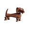 Dog Figurine  option Walnut / Small: 4.3 in height