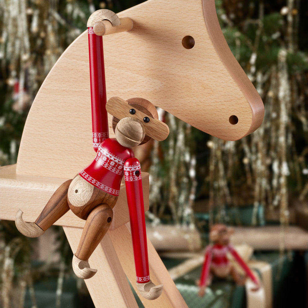 Monkey with Christmas Sweater
