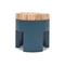 Chiquita Stool/Side Table  option Denim Blue